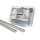 2x Aluminium C-Profil M8 17x11 mm – 1 m Silber inkl. 55-tlg. Zubehörbox