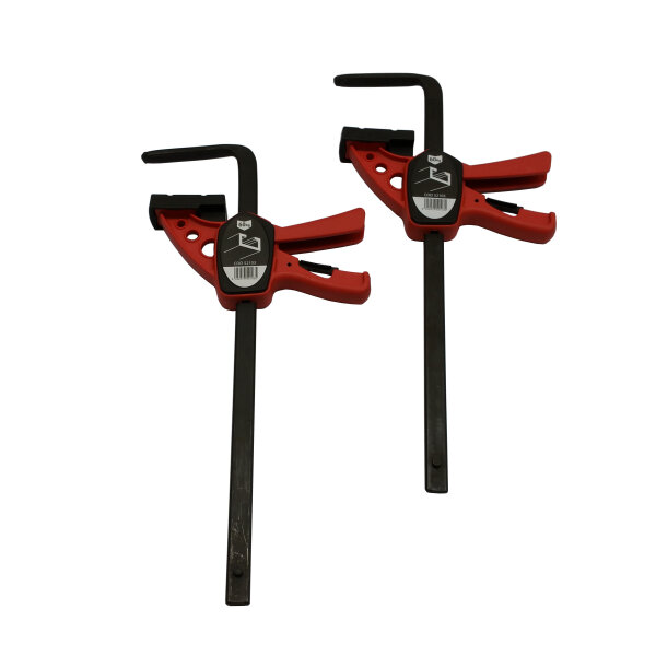 2er Set Tischzwinge Mini Quick T-Track15cm