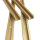M8 C-Profil 2m Gold Edition, gebohrt, mit Schrauben