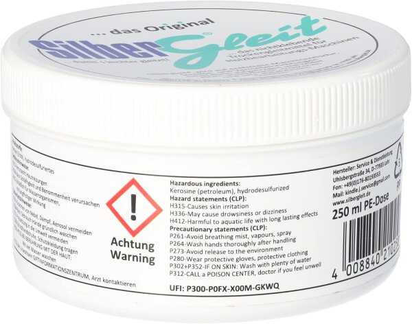 Silbergleit Schmiermittel 250ml, 9,90