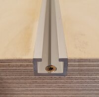 M8 C-Profil 2m, gebohrt, mit Schrauben