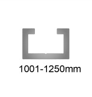 Zuschnitt M8 C-Profil auf Wunschmaß 1001-1250mm